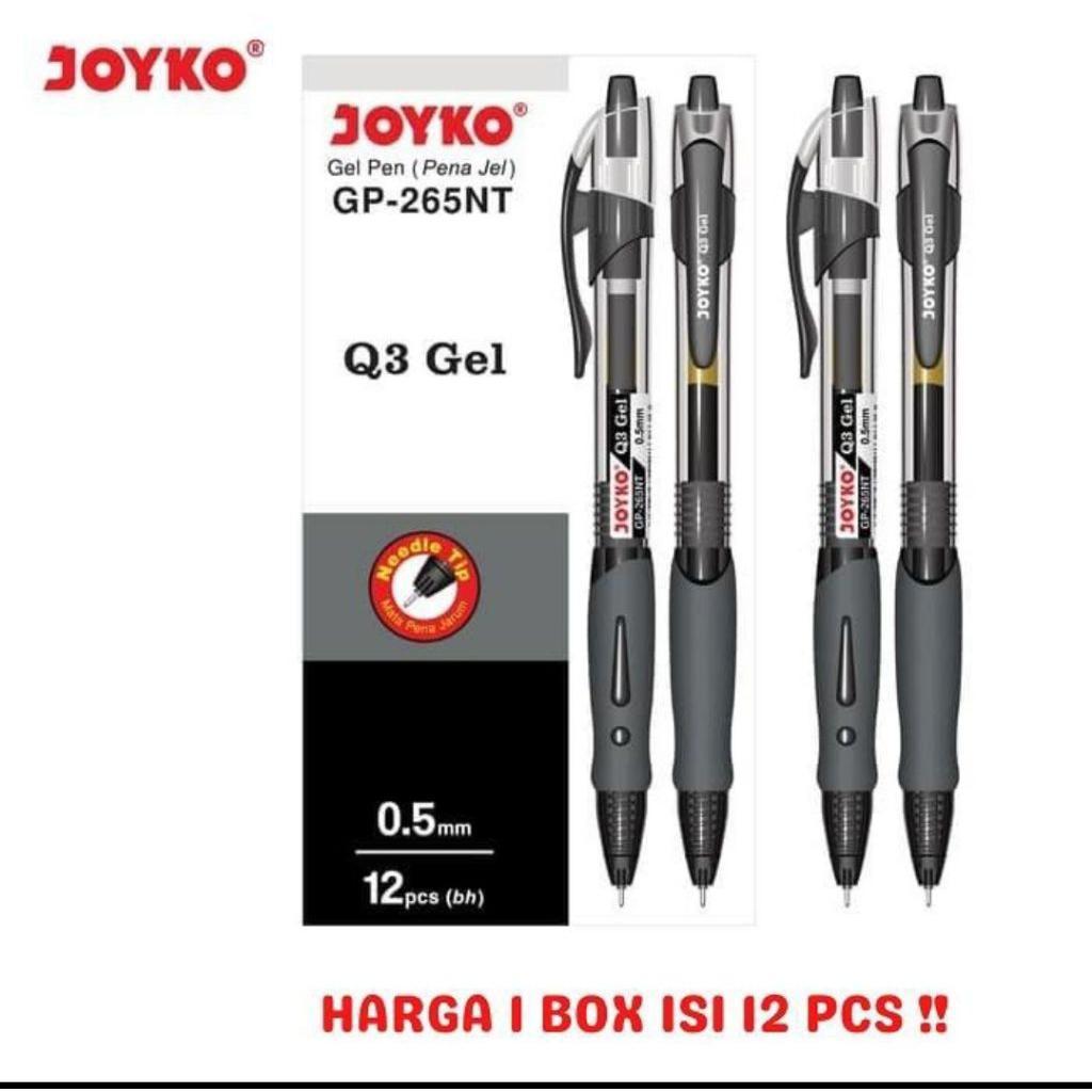 (12Pcs) Pulpen Gel Joyko Gp-265Nt/Pen Joyko Gp-265Nt/Pulpen Cetek Joyko
