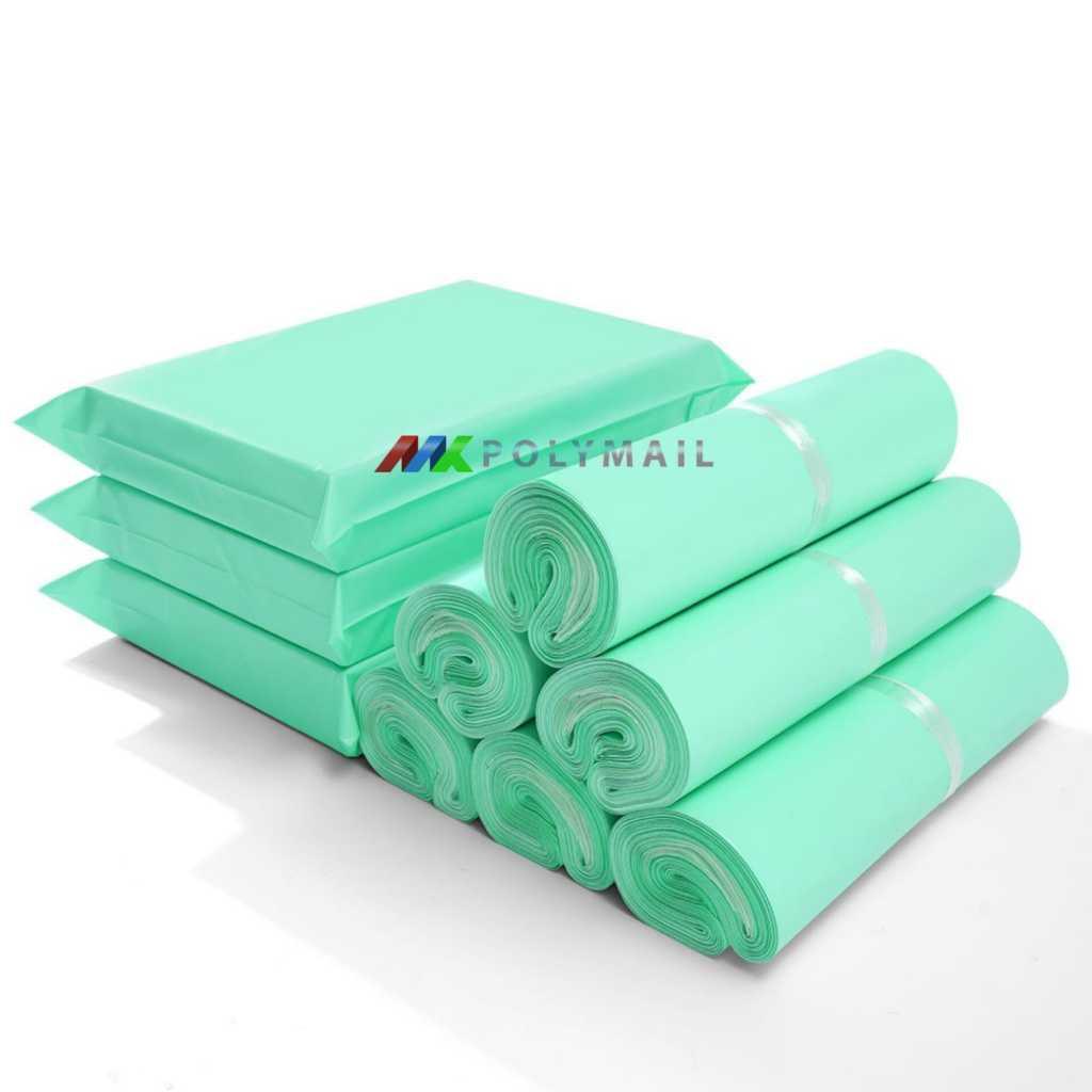Polymailer 100Pcs 20X30Cm Aquagreen Glossy Plastik Polymailer