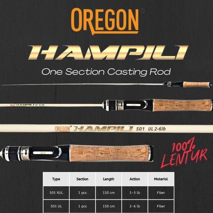 Joran Oregon Hampili 501 Spinning Tegek AA
