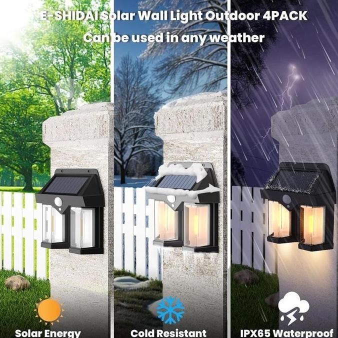 Action- Lampu Dinding Solar Panel / Lampu Dinding Tenaga Surya / Lampu Dinding Tenaga Surya Lampu Lu