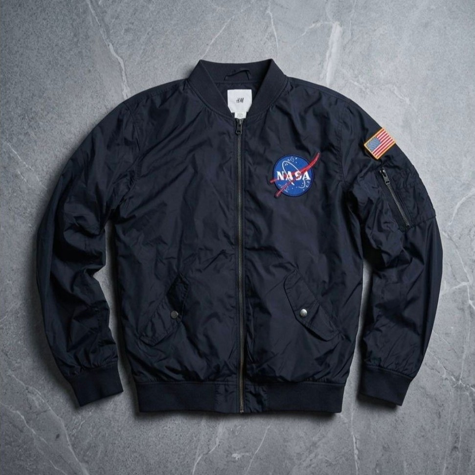 Jaket Varsity Bomber H&M - NASA