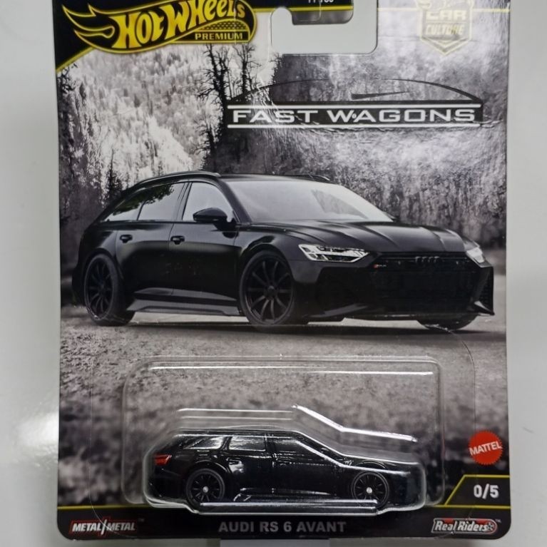 Hot wheels premium fast wagons Audi rs6 avant chase car