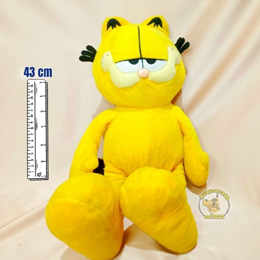 BONEKA GARFIELD KUCING KUNING KAKI PANJANG ORIGINAL GARFIELD