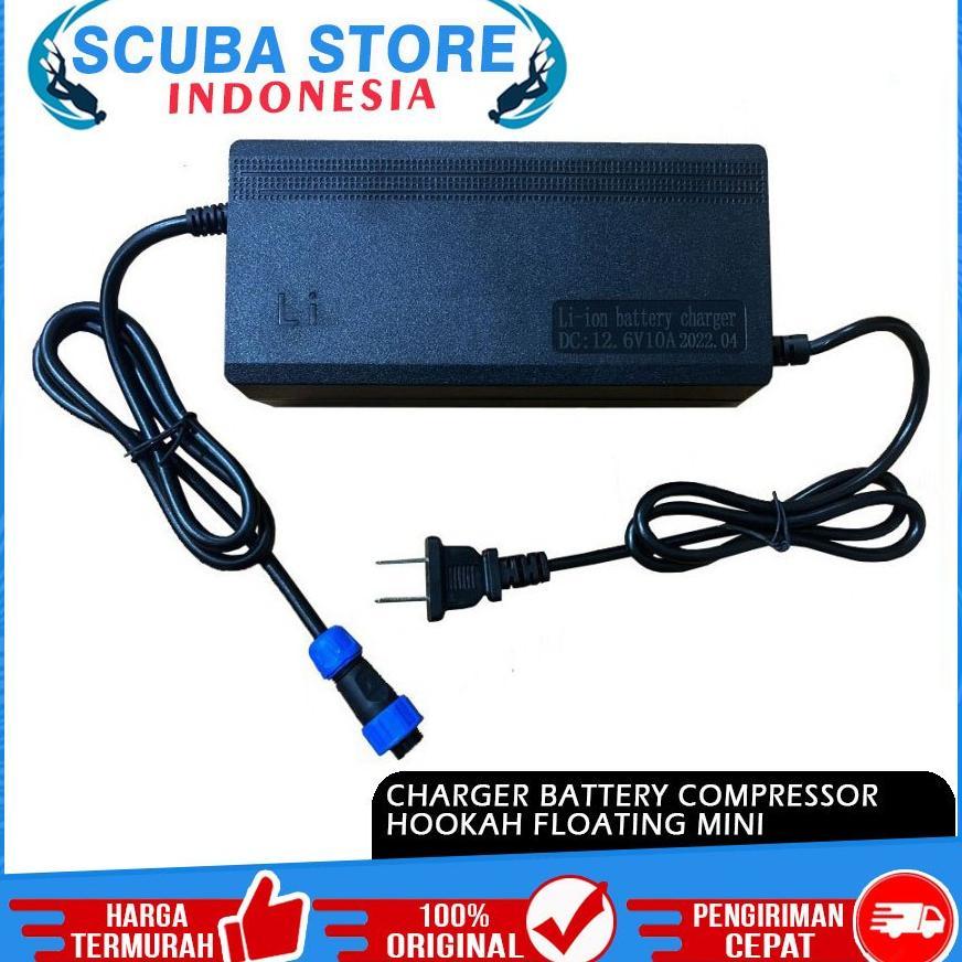 Charger Battery For Compressor Hookah Floating Mini Pengecas Baterai Kompressor Nelayan Selam Scuba 