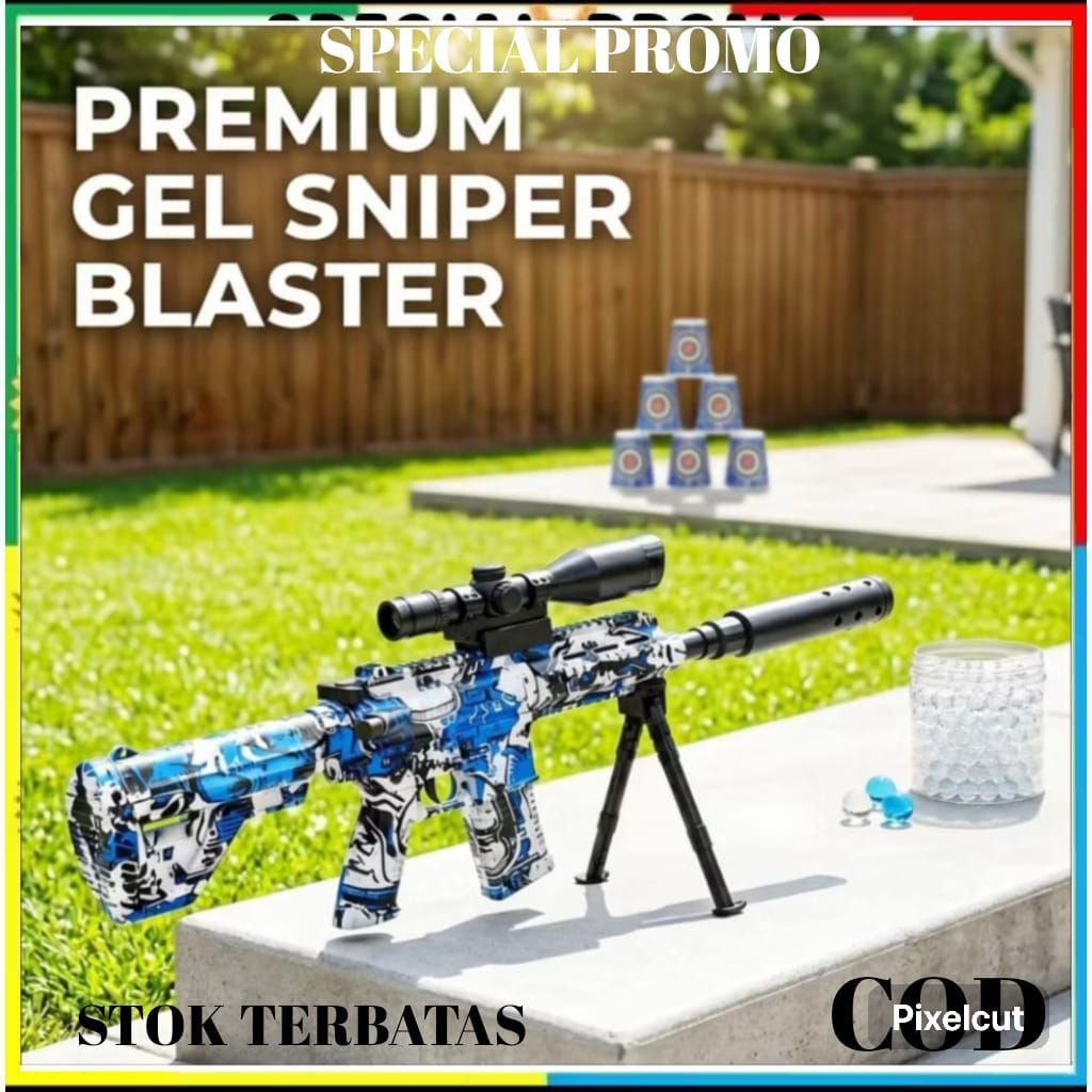 MAINAN PISTOL PISTOLAN TEMBAK TEMBAKAN  ANAK LAKI LAKI PELURU BUSA SNIPER NERF BULLET AWM MURAH/MAIN