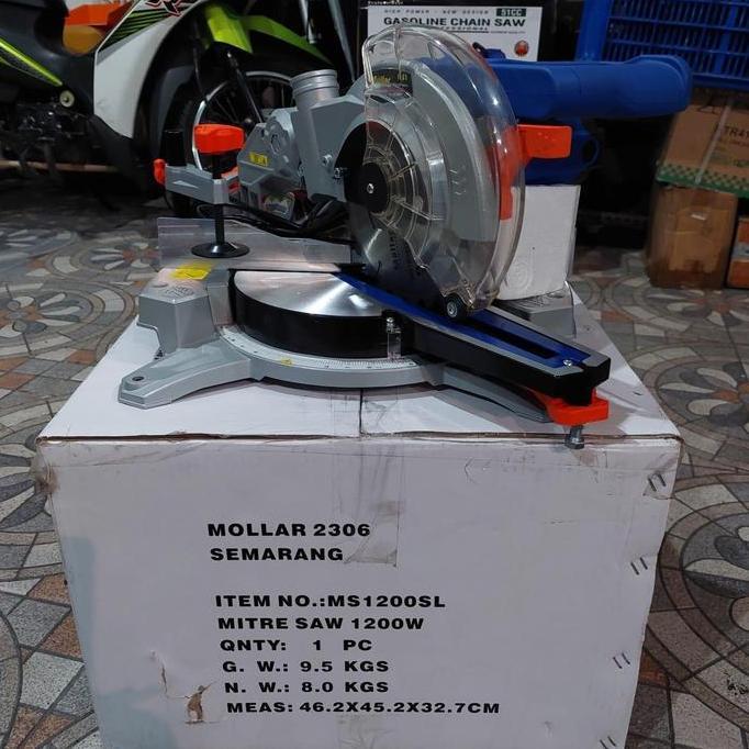 DAMELOPO MOLLAR MS1200S 190mm Miter Saw Sliding with Laser Pointer 190MM