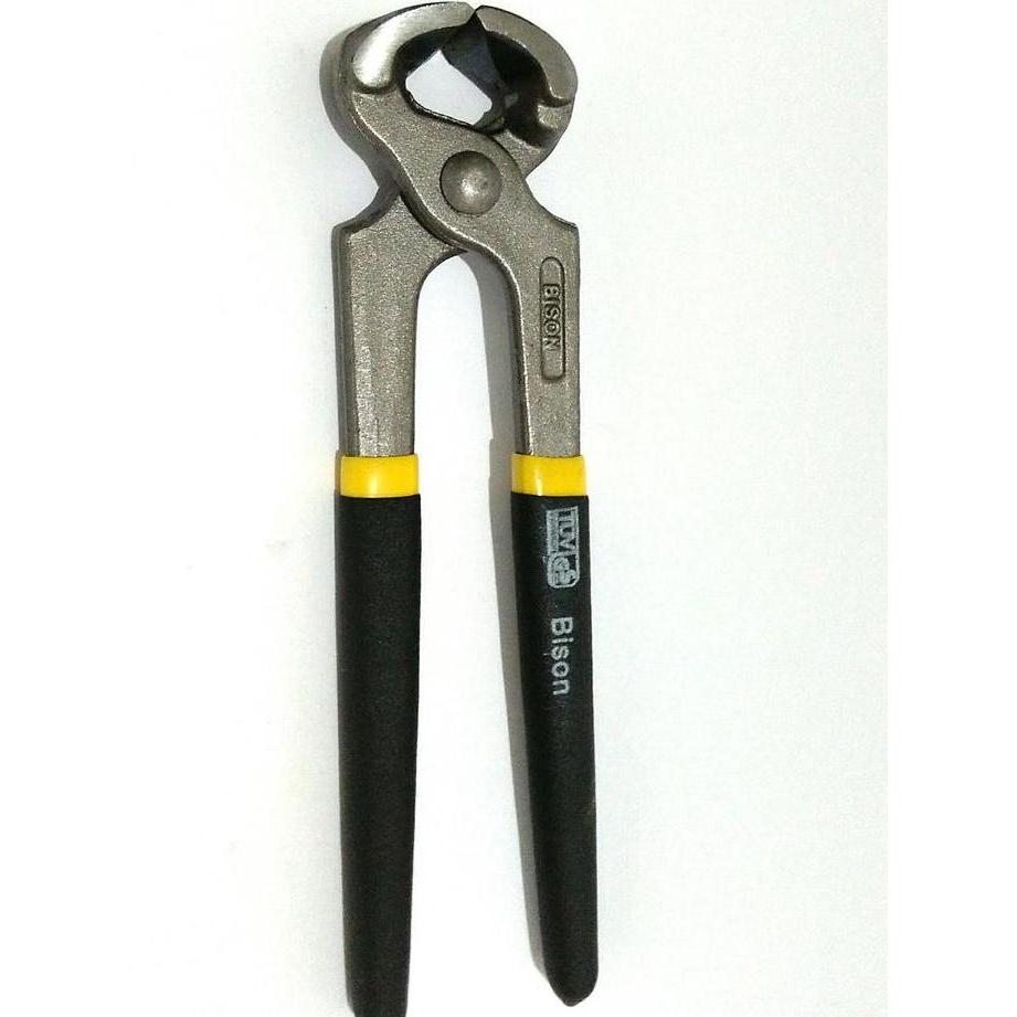 DAMELOPO BISON Tang Catut / Kakak tua 8" Bison Kepala Besar - Carpenter Pincers