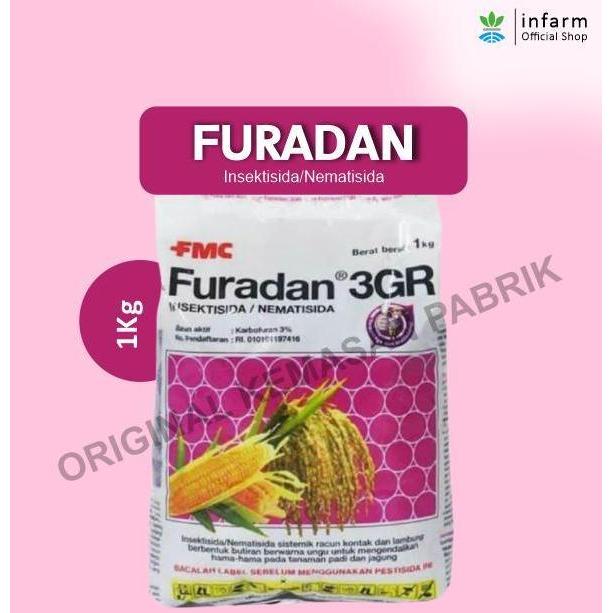 INFARM - Furadan 3GR 1 KG Insektisida Pengendali Hama Tanaman obat hama tanaman padi obat hama cabai