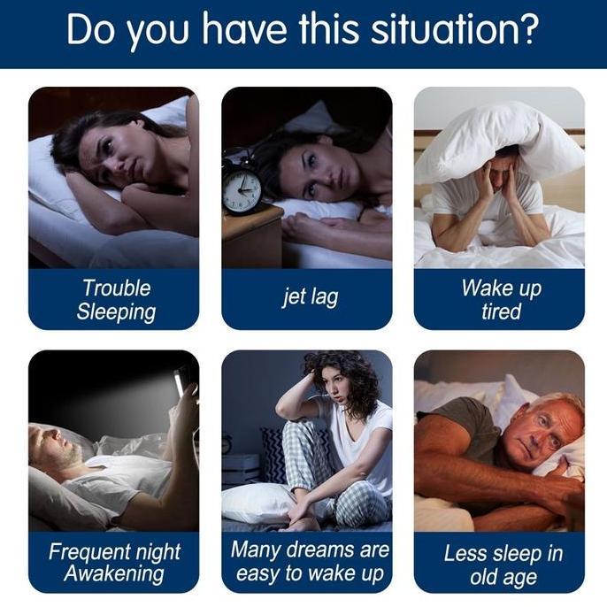 MELAKASA 24pcs Sleep Patch Plaster Perut Herbal Bantu Tidur Atasi Insomnia Mimpi Berlebihan Perawata