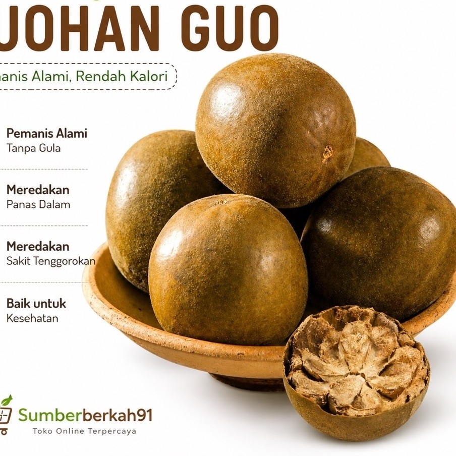 Buah Lo han Kuo asli per 1 biji