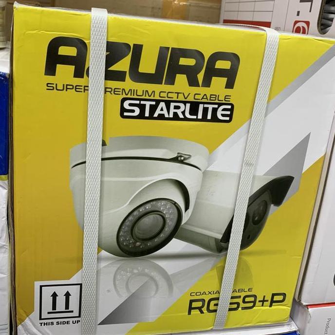Cctv- Kabel Cctv Rg59 + Power 300M Azura