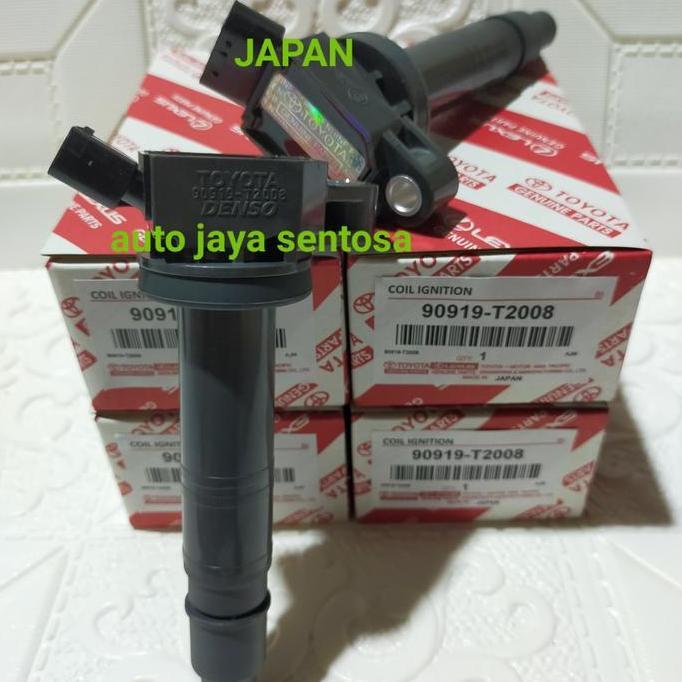 TOYOTA IGNITION COIL KOIL BUSI ORIGINAL JAPAN UNTUK INNOVA REBORN FORTUNER VRZ VNT BENSIN DIESEL TRD