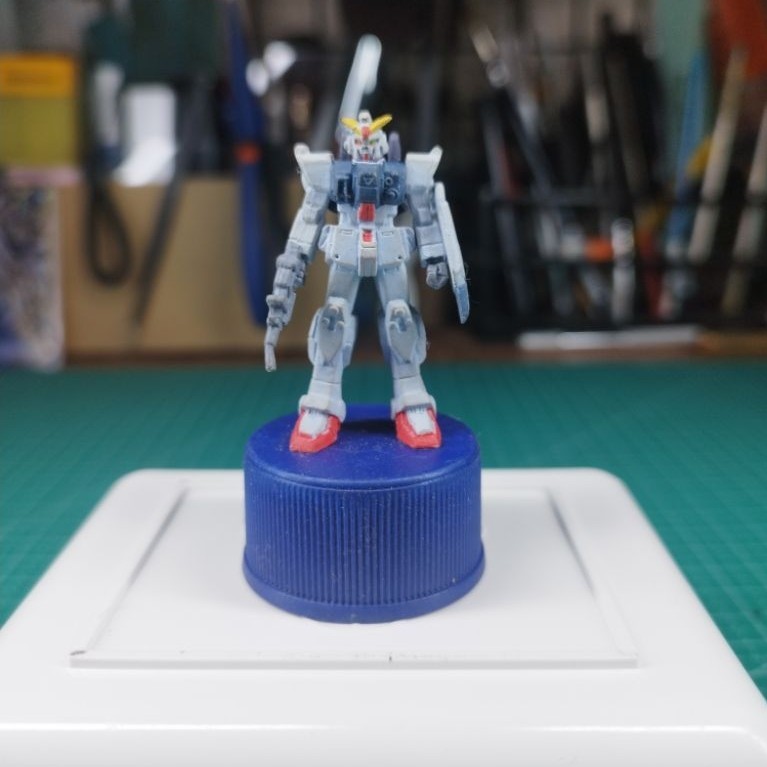 Gachapon Pepsi bottle cap Gundam Ground type