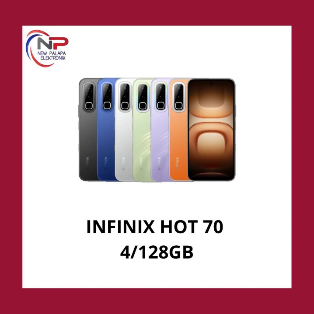 HP INFINIX HOT 70 RAM 8/128GB GARANSI RESMI INFINIX