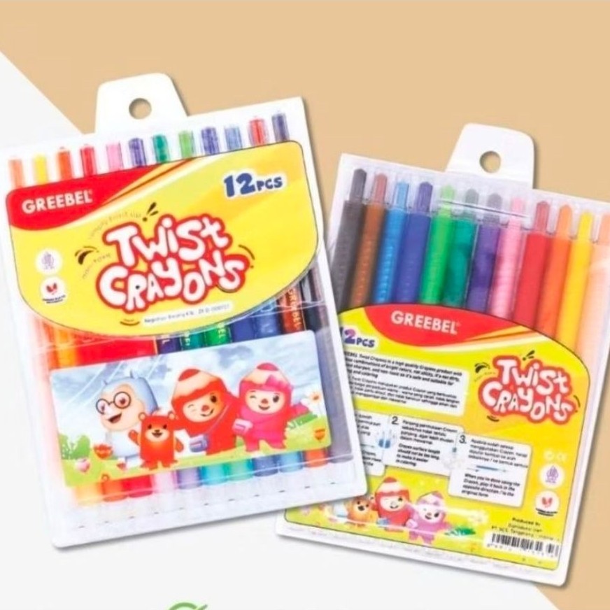GREEBEL TWIST / GREEBEL CRAYON TWIST ISI 12 / GREEBEL TWIST CRAYON