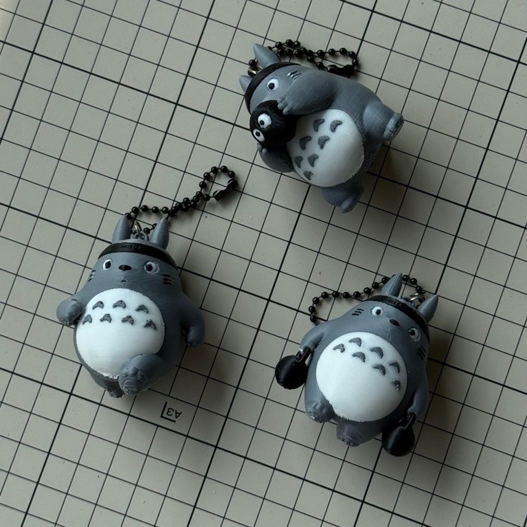 HYROX Ghibli Totoro Kaonashi No Face Gantungan Kunci BagCharm Keychain