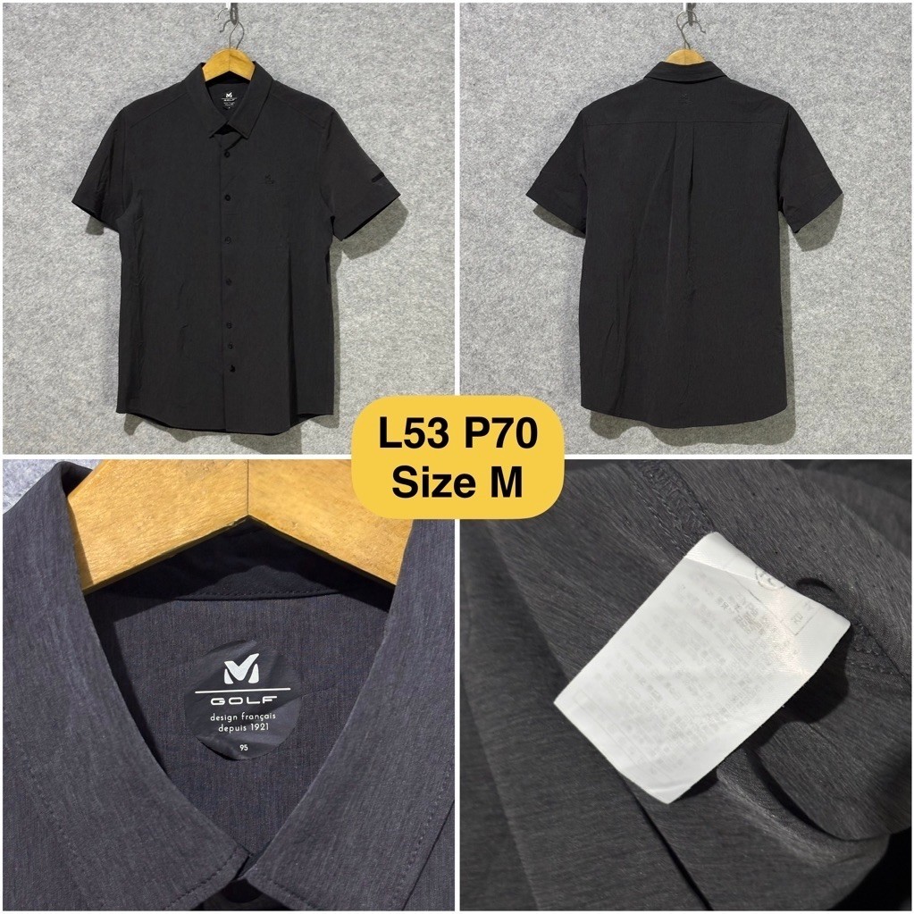 Kemeja Lengan Pendek Millet Golf Original