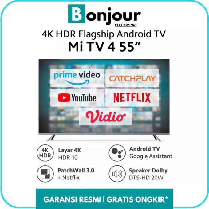 Allthebest- TV ANDROID XIOMI 55 INCH PROMO MURAH XIOMI ANDROID 55 MI TV 4 55 UHD