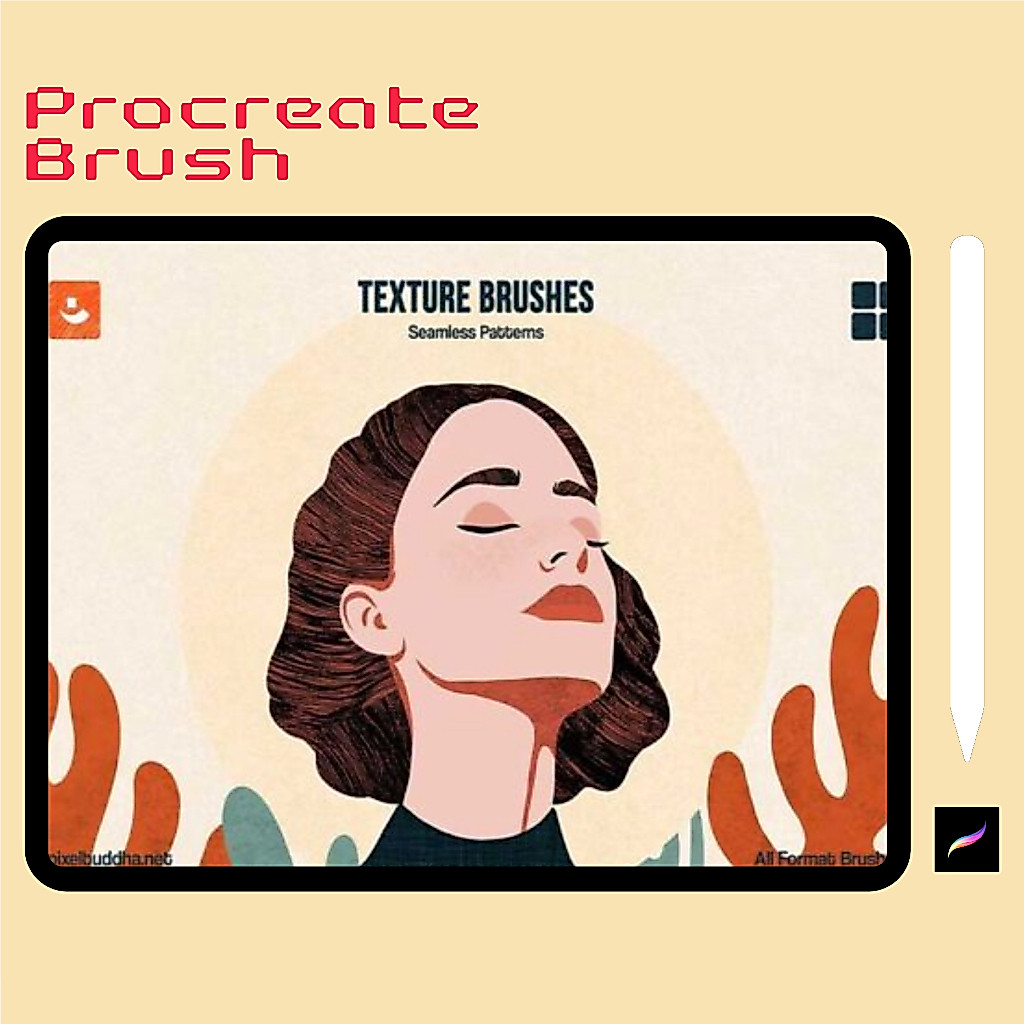Procreate Brush - CreativeMarket Multi-App Texture Brushes