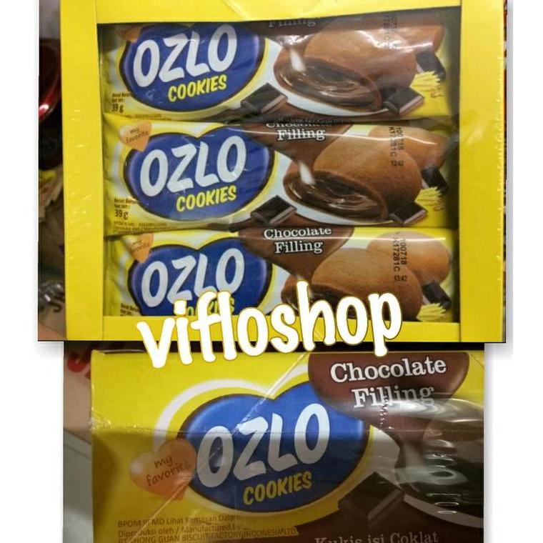 Cakeandcake- Biskuit Ozlo Cookies Chocolate Filling (Isi 12)
