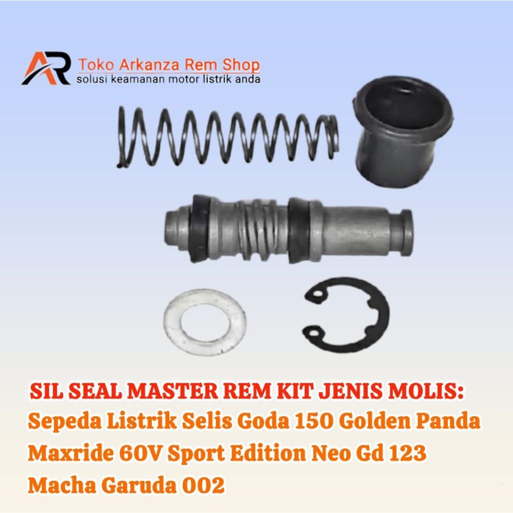 Sil Seal Master Rem Kit Motor Listrik Molis Sepeda Listrik Selis Goda 150 Golden Panda Maxride 60V S