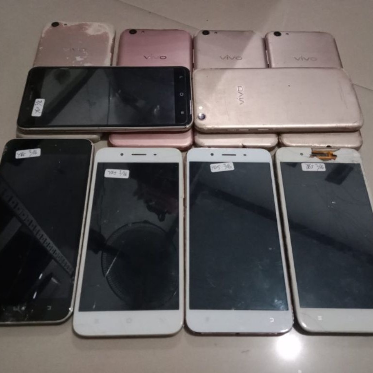 jual hp vivo Y65 minus ELSIDI kelengkapan unit pola atau pin tidak ada  mesin di jamin normal 95%sud