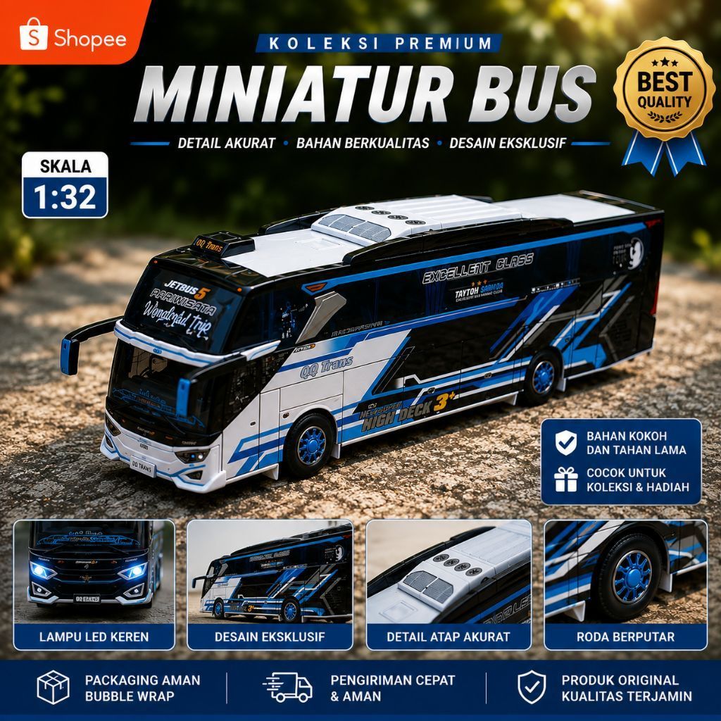 MINIATUR BUS BASURI WINPECTOR