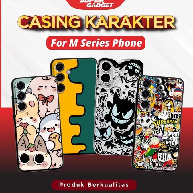 Allthebest- Case Karakter Samsung M12 M23 M33 M53 Casing Softcase