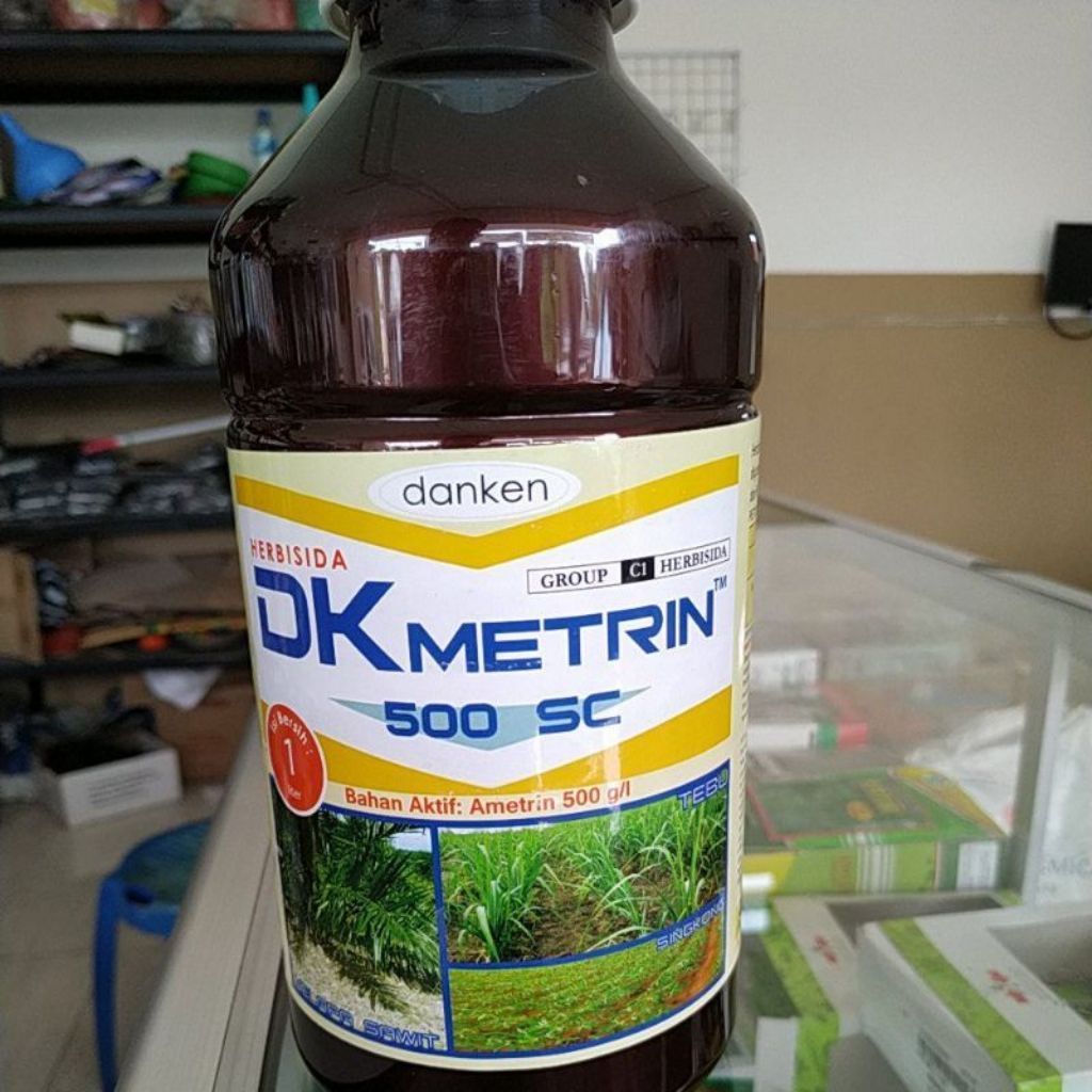 DK METRIN 500SC 1LT HERBISIDA PEMBASMI RUMPUT MEMBANDEL