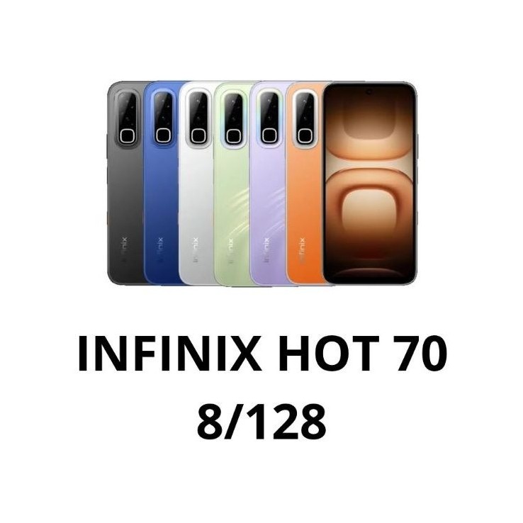 HP INFINIX HOT 70 RAM 8/128GB GARANSI RESMI INFINIX