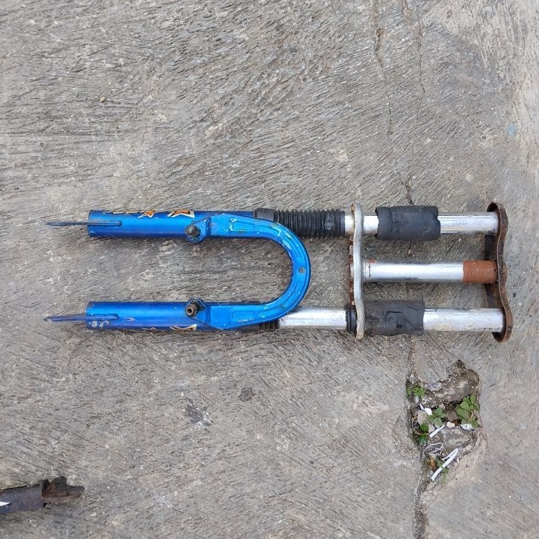 FORK SEPEDA MOTOBIKE LAJAK BMX SUSPENSI BAN 16" sampai TRIPLE MERK KENZO STANDAR DRAT STEERTUBE 15,5