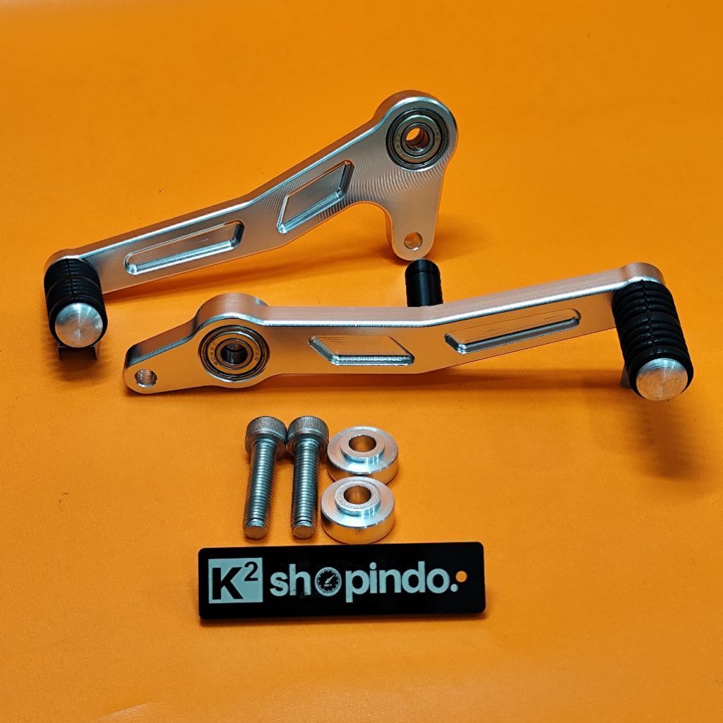 Kutikan Operan Gigi dan Rem Footstep Step Underbone UB WE3 Racing Aluminium Billet T6061