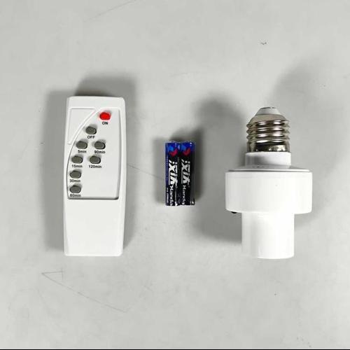 Fitting Lampu Bohlam E26 E27 dengan Remot Kontrol 40W