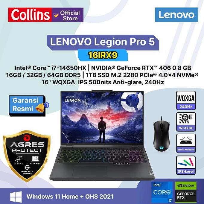 Bestgood- LENOVO Legion Pro 5 16 i7-14650HX RTX4060 1TB 16" WQXGA 240HZ W11 OHS