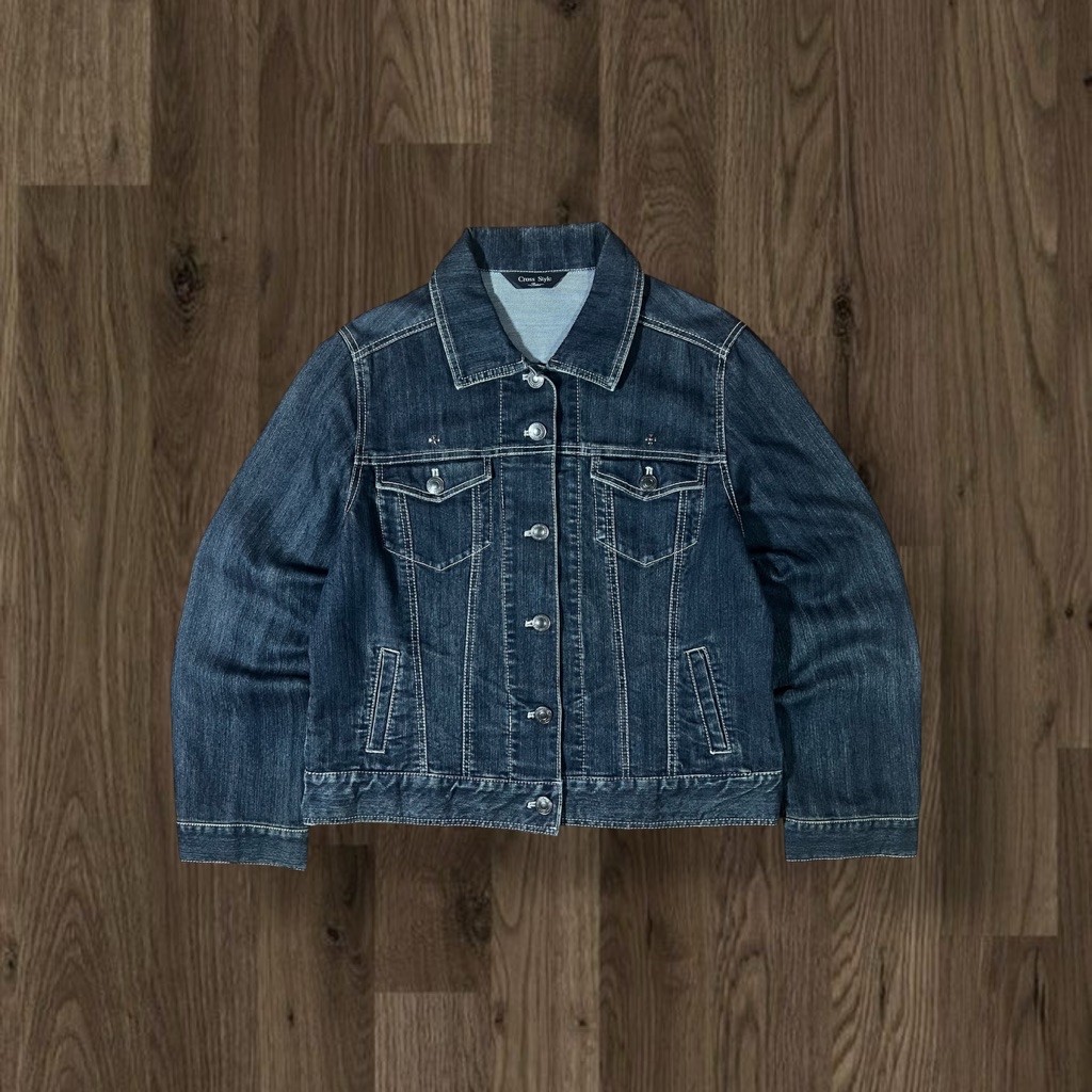 TRUCKER DENIM JACKET CROSSSTYLE JAPAN STRETCH