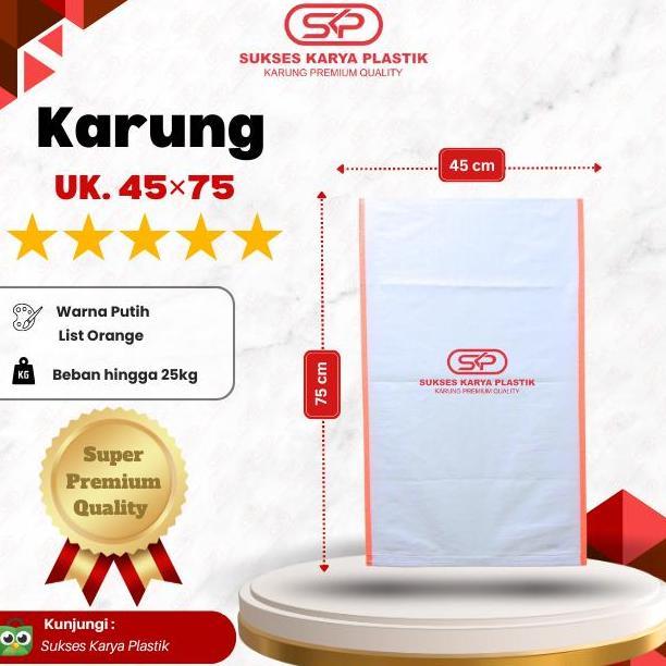 1 Ball isi 1000 Lembar Karung Plastik 45 x 75 cm Kualitas Super Premium, Karung Plastik 45x75 cm, Ka