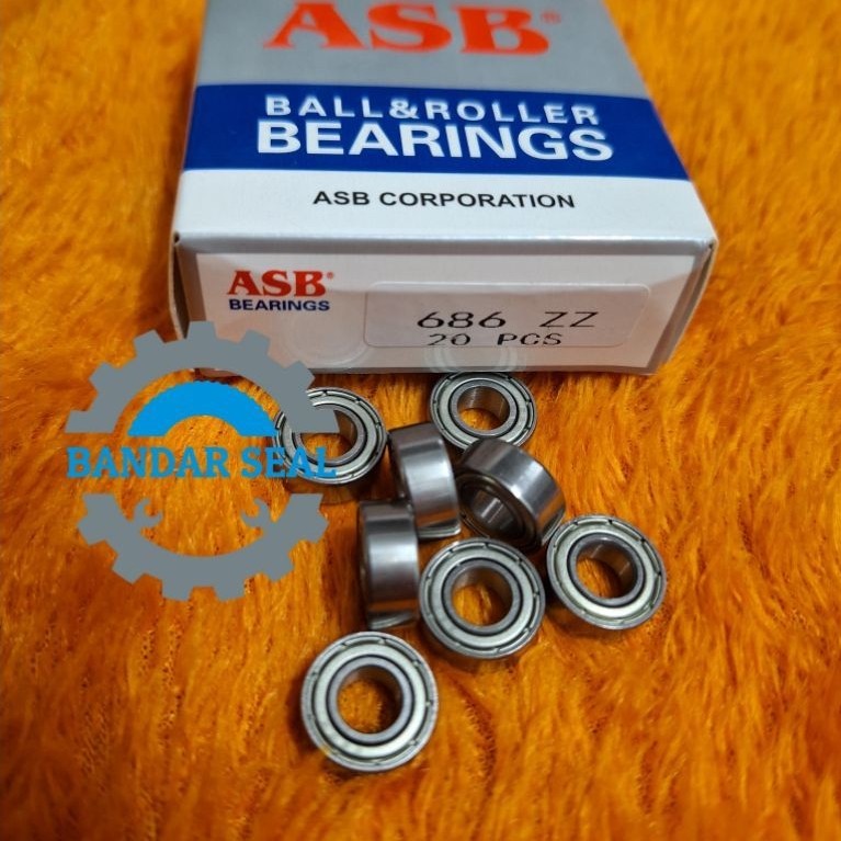 Bearing 686 ZZ ASB