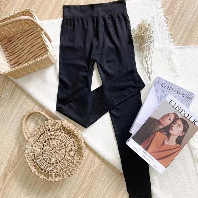 DV152 >> LEGGING WANITA POLOS HW IMPORT TEBAL