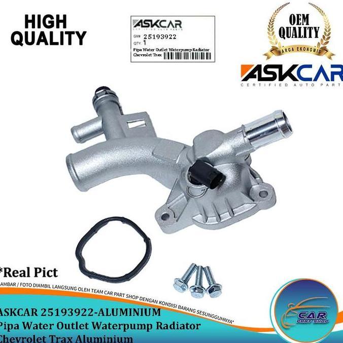Pipa Water Outlet Waterpump Radiator Chevrolet Trax Aluminium