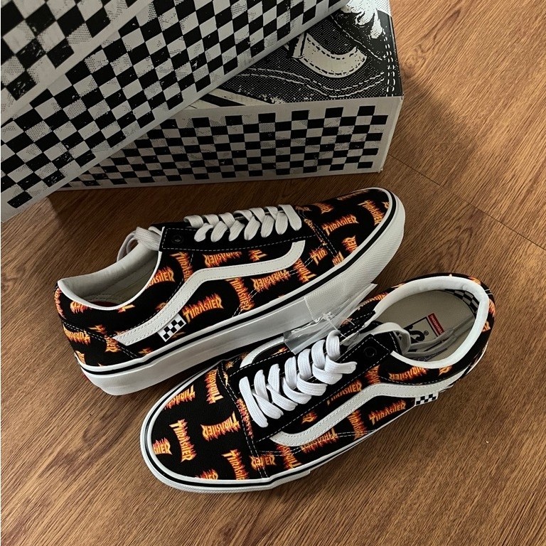 VANS OLDSKOOL SKATE X THRASHER FLAME ORIGINAL
