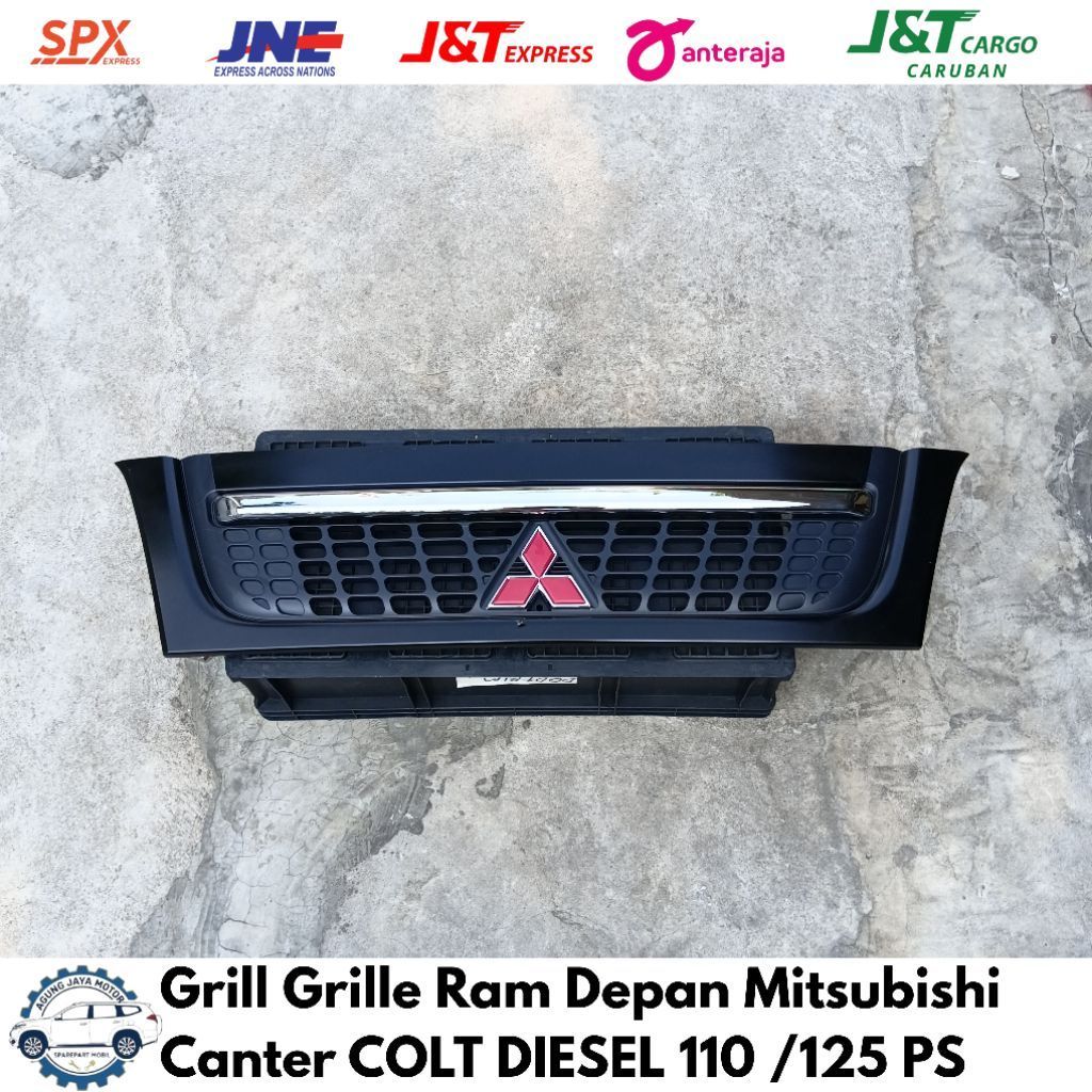Grill Grille Ram Depan Mitsubishi Canter COLT DIESEL 110 /125 PS ORIGINAL Logo Merah