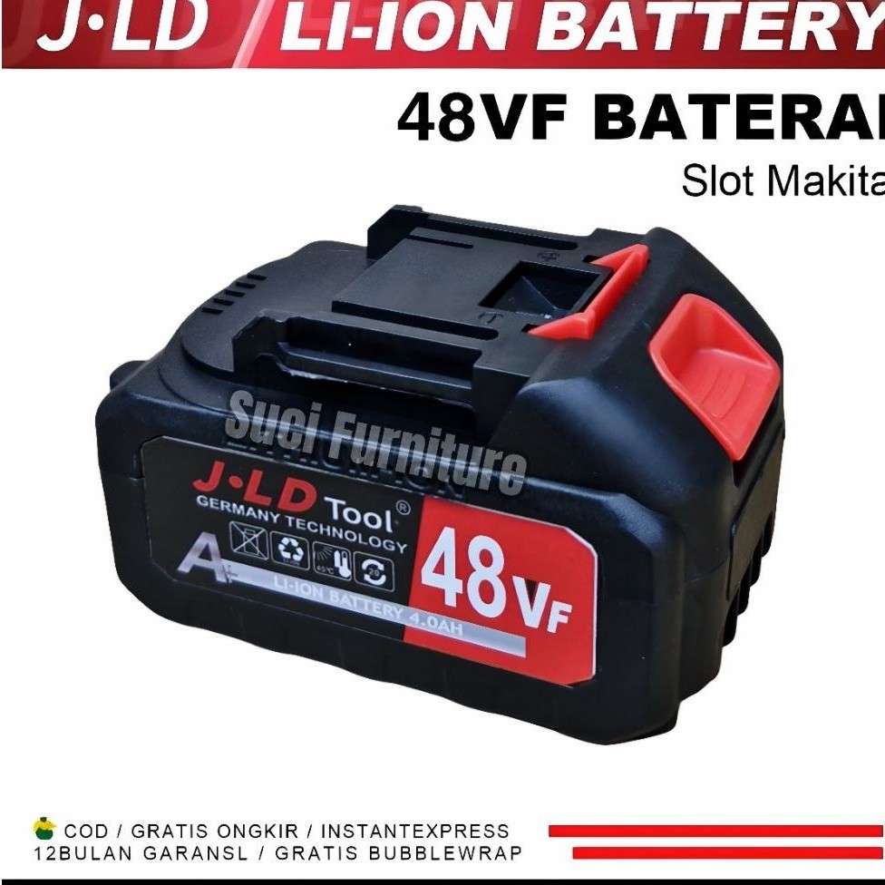 BATERAI IMPACT 48V JLD BATERAI MESIN BOR JLD 48Vf 10CELL SOCKET LXT