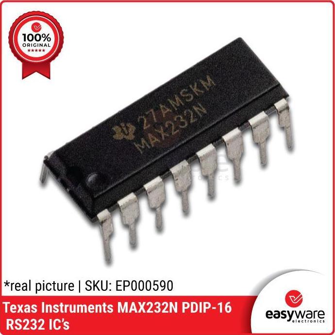 IC MAX232N TEXAS INSTRUMENTS MAX232 EWE79