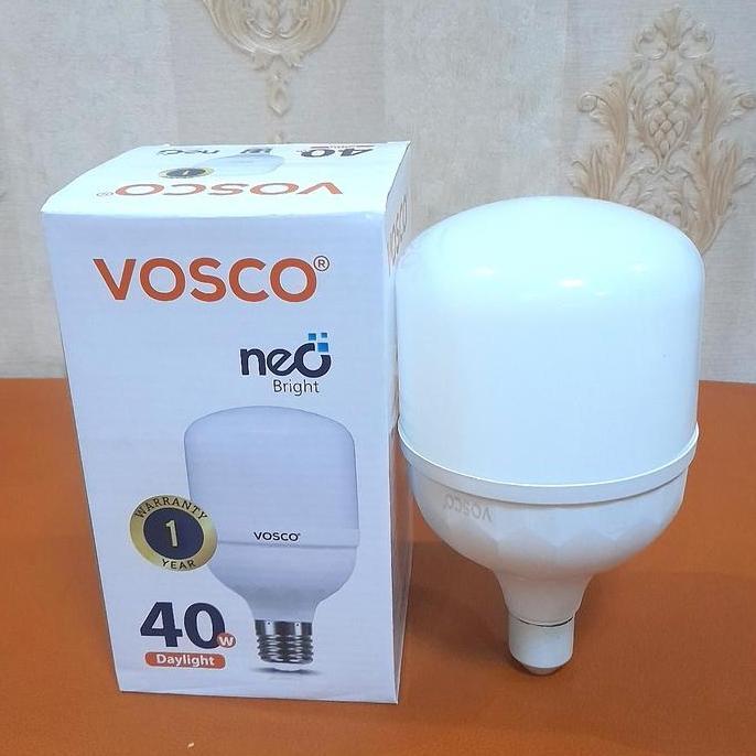 Promo Lampu Led Vosco 40 Watt /50 Watt Vosco ..Bohlam Putih .Garansi 1 Thn