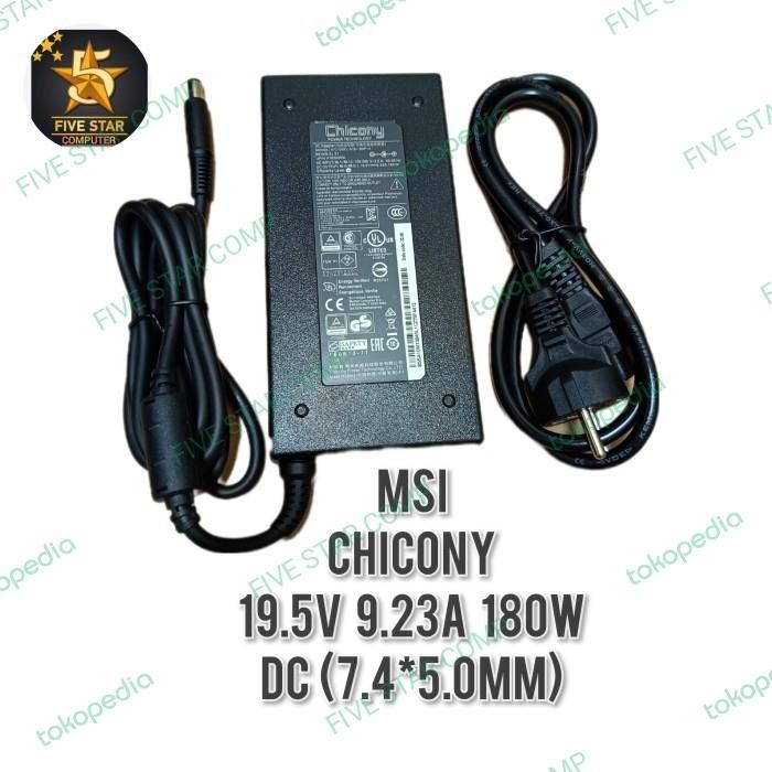 Adaptor Charger Laptop MSI GP73 8RE GE63VR GE73VR GL75 Leopard 180W