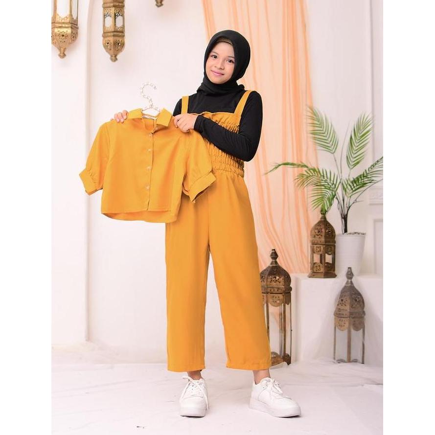 SSF - ONE SET 2IN1 JAMSUIT LACIELA ANAK Fashion- 2 in1 jamsuit outer- jamsuit anak