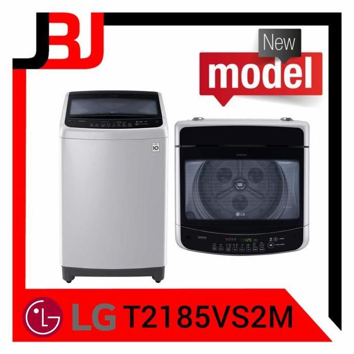 Allthebest- Mesin Cuci LG 1 tabung T2185VS2M Top Loading LG 8,5kg T2185VS2M T2185