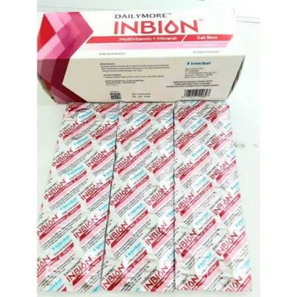 Inbion Multivitamin Mineral Zat Besi 10Kapsul