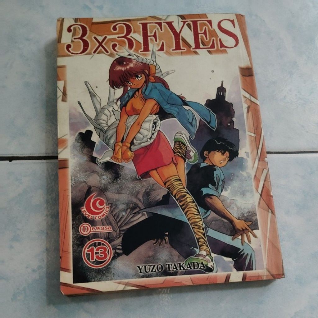 komik bekas 3x3 eyes
