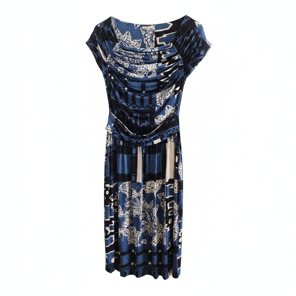 etro classic crunched dress